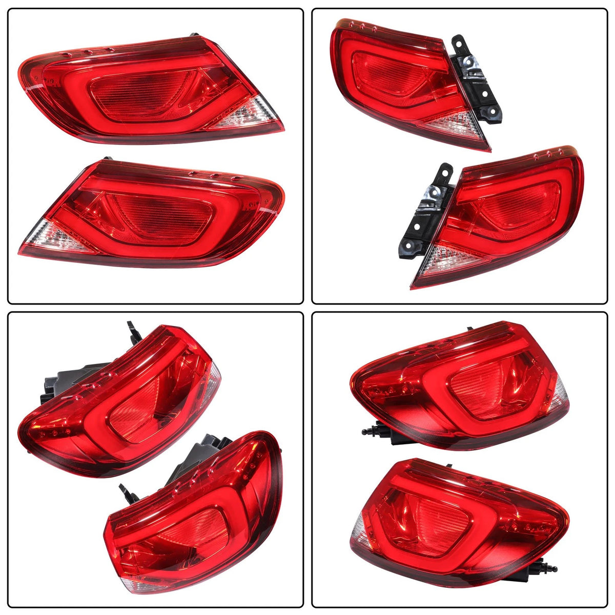 Set of 2 LED Tail Lights for Chrysler 200 (2015–2017) - Right & Left