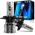 H4 LED Headlight Bulbs Conversion Kit for 13000LM 60W