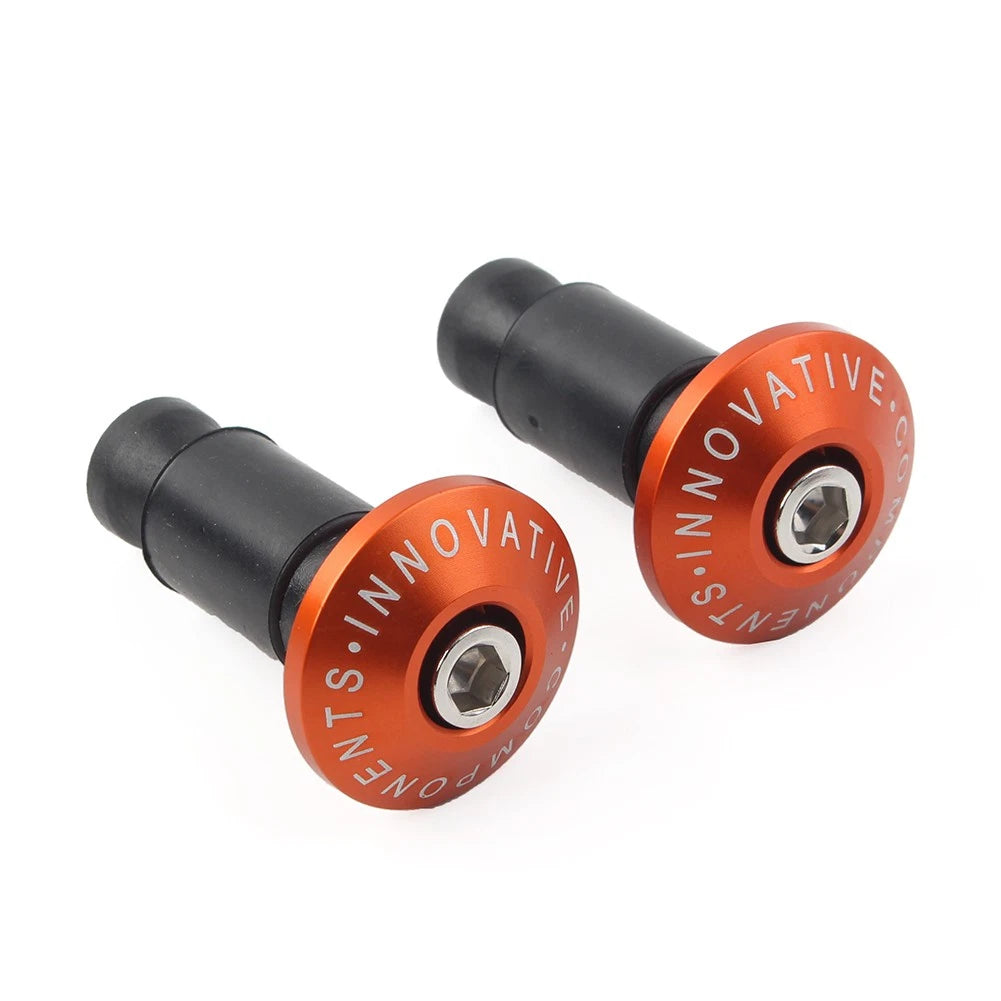 Handle Bar End Weights for Dirt Bike (7/8'', Orange)
