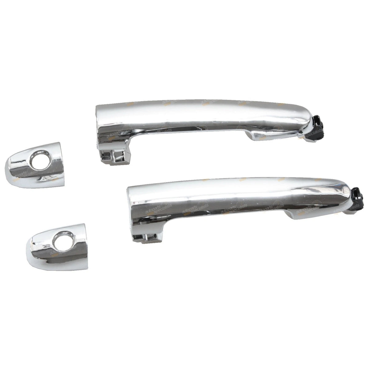 Chrome Front Door Handles LH+RH for Toyota Hilux (2005–2015)