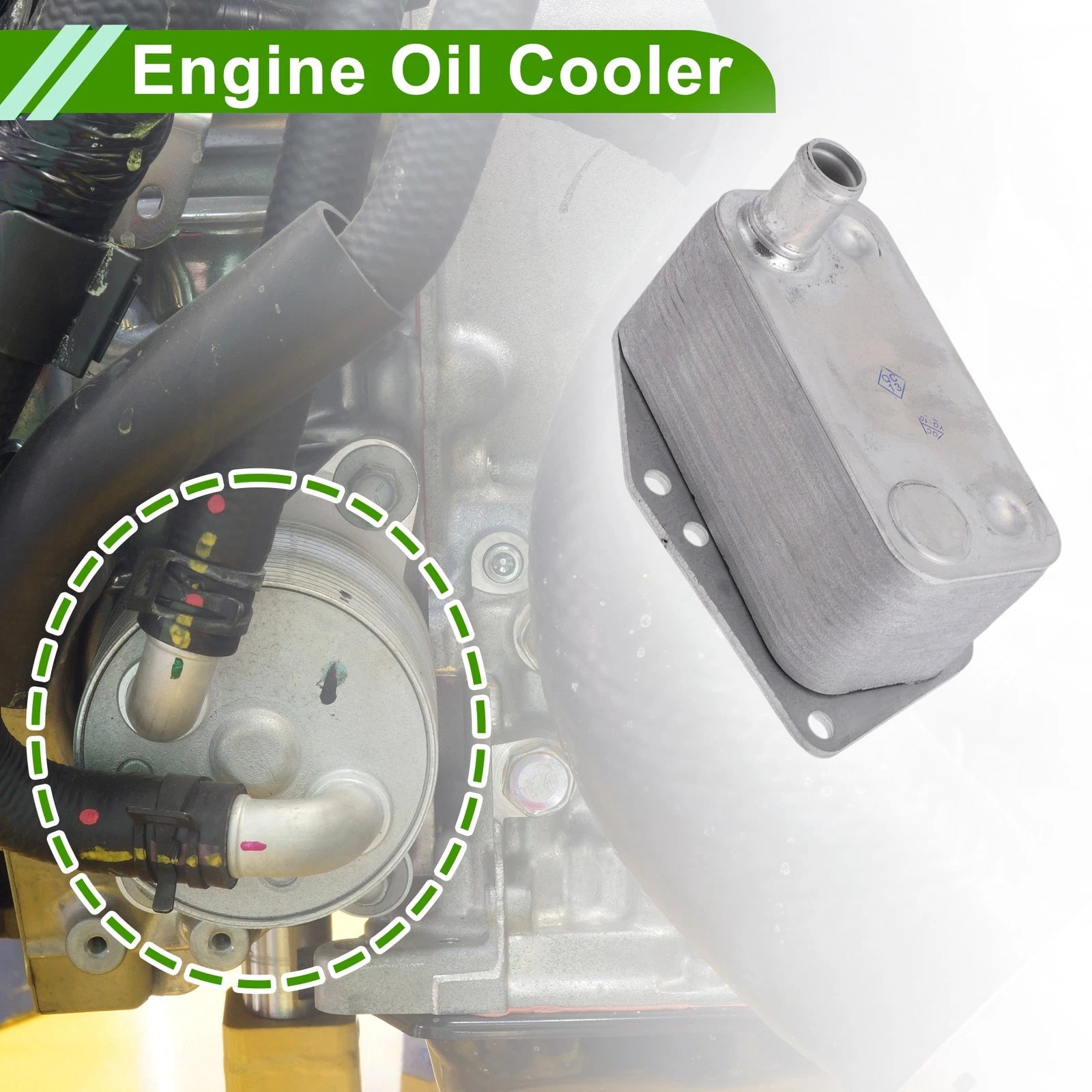 Engine Oil Cooler Replacement for BMW 3 Series (2013–2020) Transmission 1 Pc