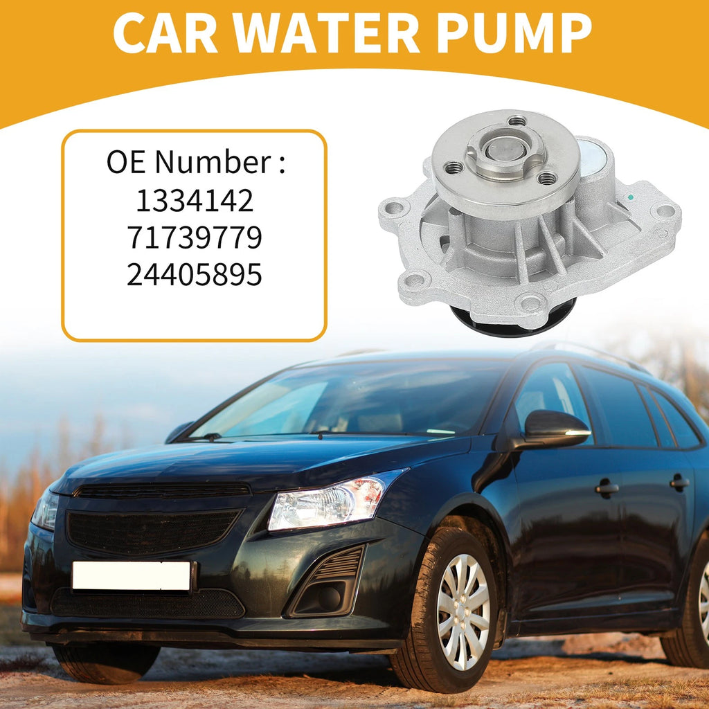 Water Pump with Gasket Replacement for Chevrolet Aveo 1.6L (2009–2011)