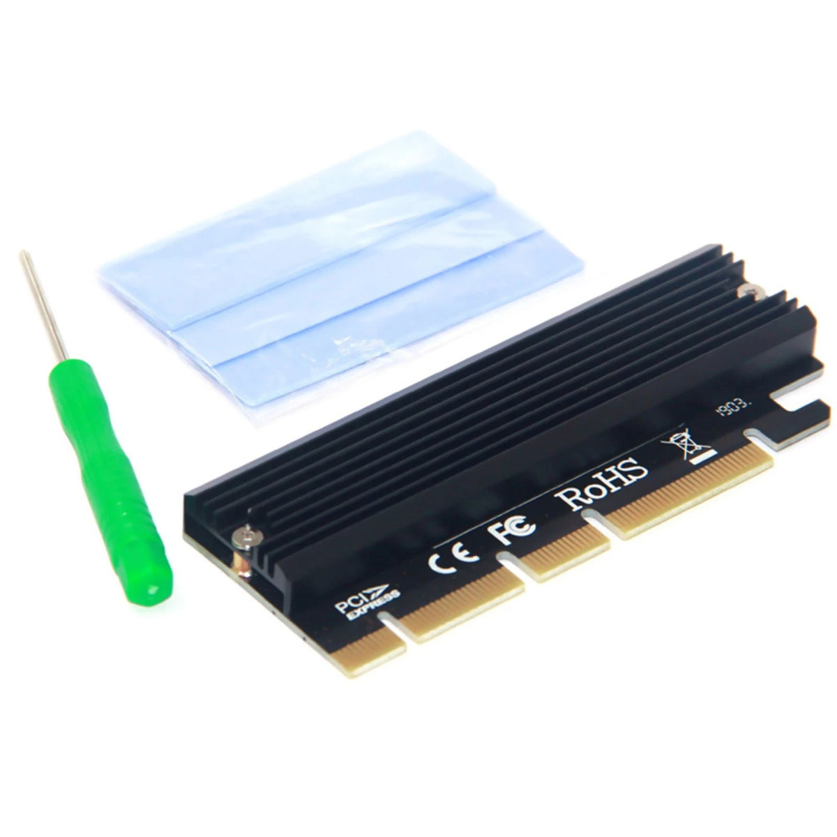 M.2 NVMe SSD NGFF to PCIe Adapter Card M Key Interface