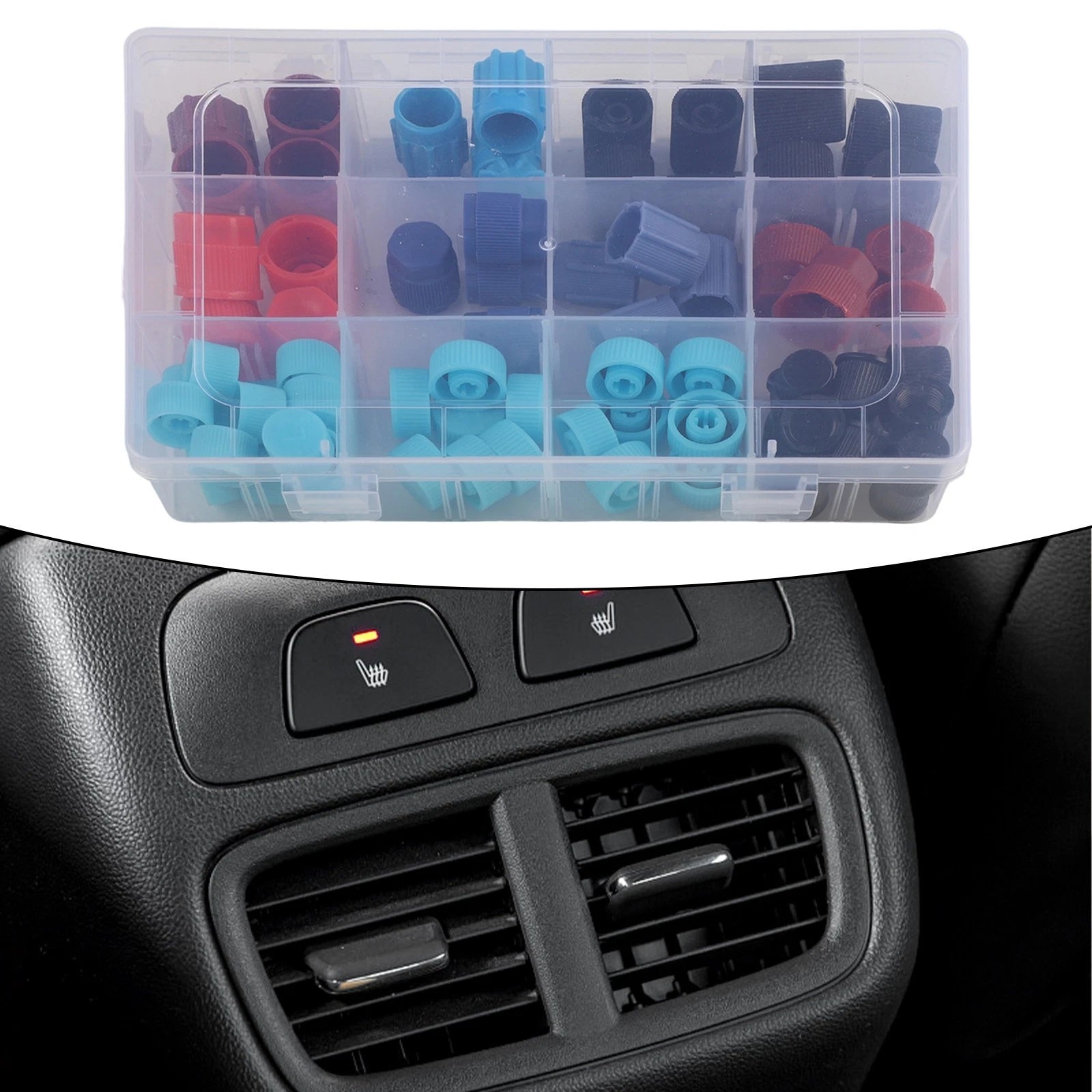 77pcs Valve Core Dust for Most Vehicles (Compatible with )