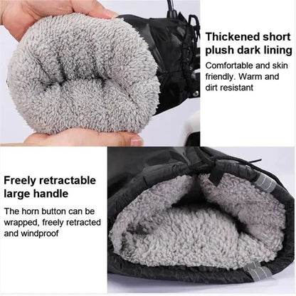 Handlebar Mittens for Motorcycle (Winter, Windproof)