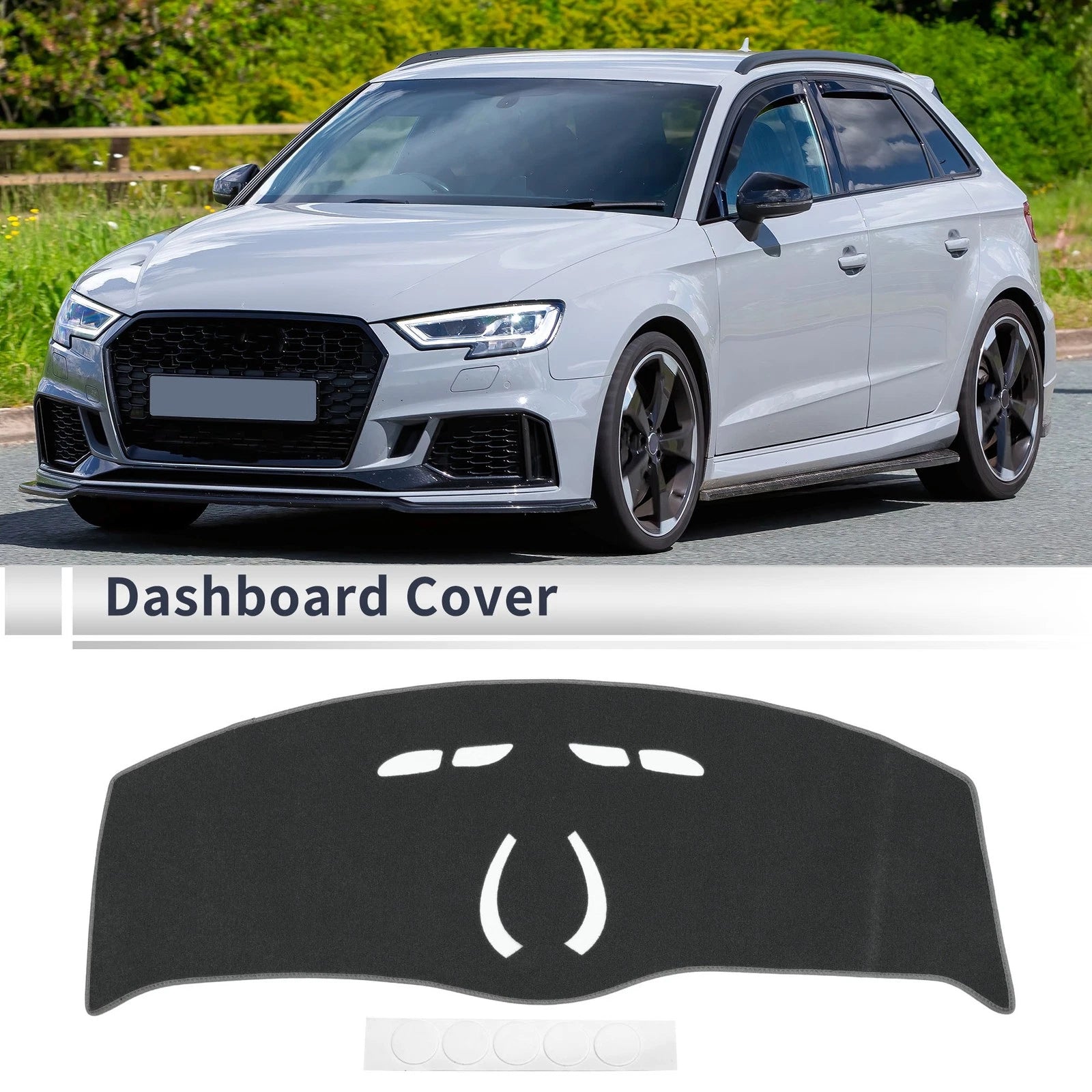 Dash Cover Mat Replacement for BMW Mini Cooper (MINI) F55 F56 2014–2024 Gray