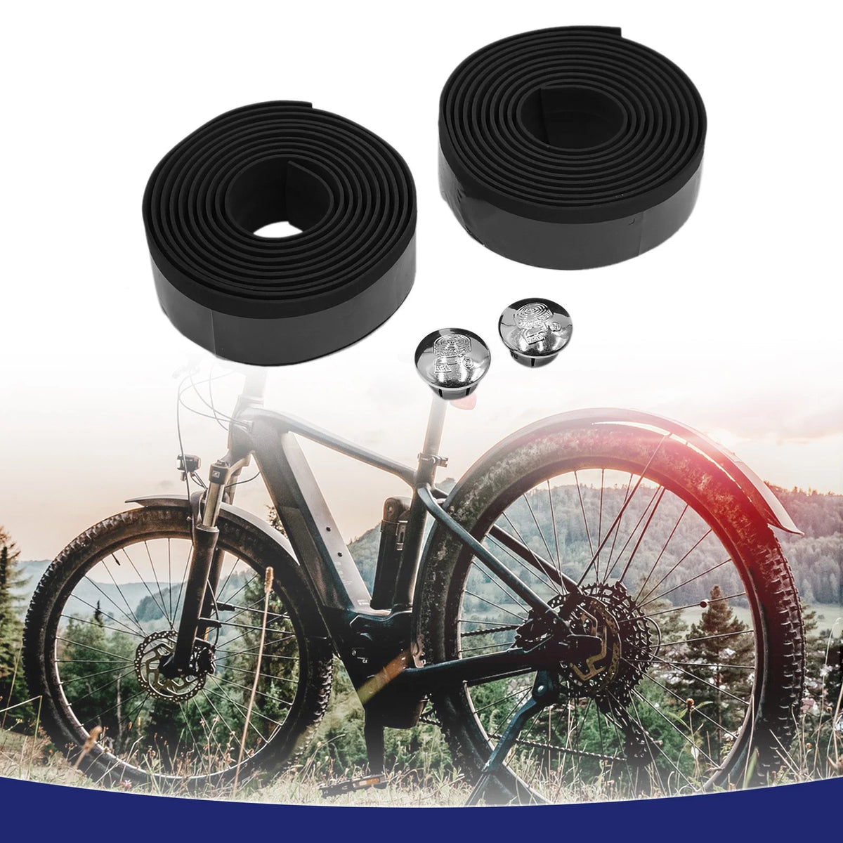 Handlebar Grip Tape Foam Anti Slip Wrap Universal for Bike (Universal)