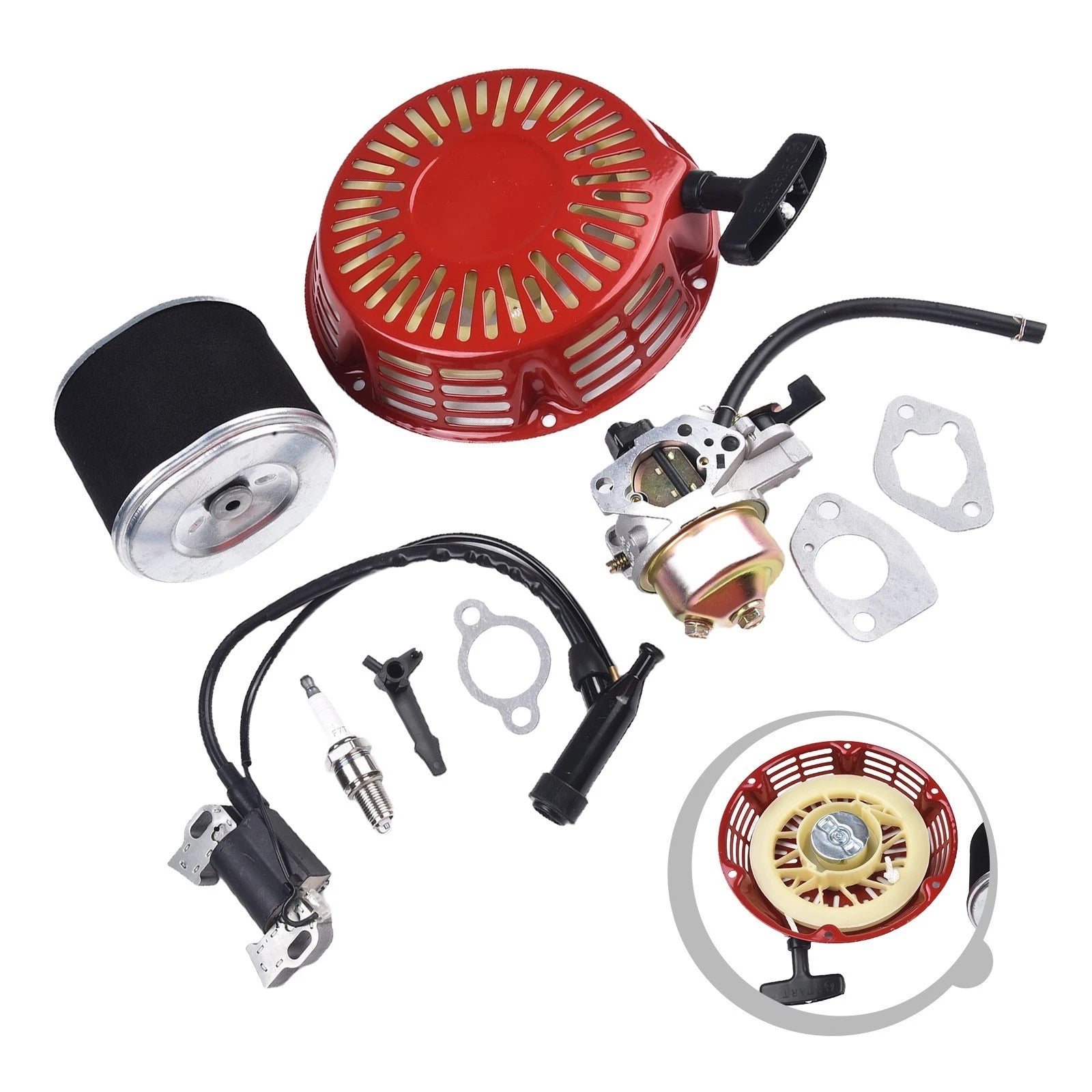 Replacement Service Kit for GX340 GX390 (Includes Carburetor, Ignition Coil)