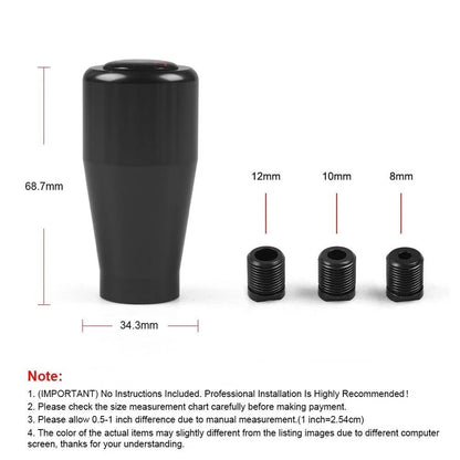 5-Speed Shift Knob for Car Interior (Polished Aluminum)
