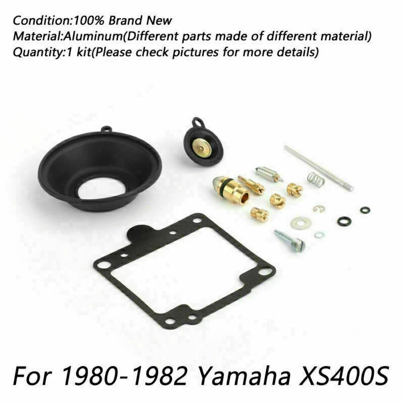 Carburetor Rebuild Kit for Yamaha XS 400 SE Special (1980–1982) GB T9