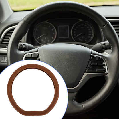Rubber Steering Wheel Cover for Universal Fit (14.96")