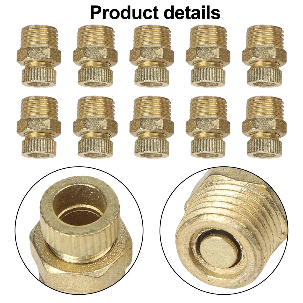10PCS Brass Valves for Compressors