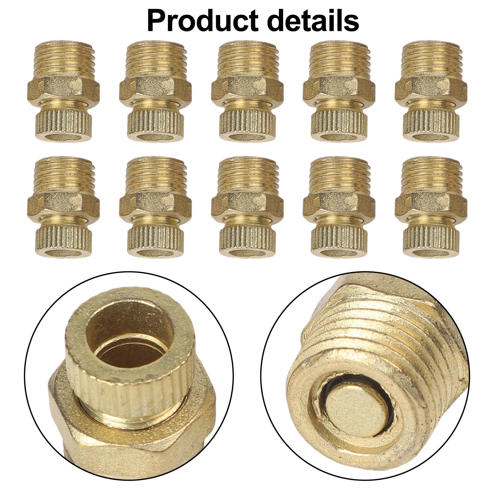 10PCS Brass Valves for Compressors