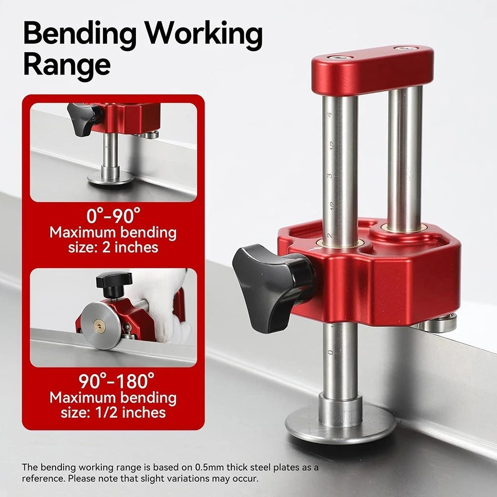 Precision Sheet Metal Bending Tool for 0.08 to 0.4 Inch Thick Material