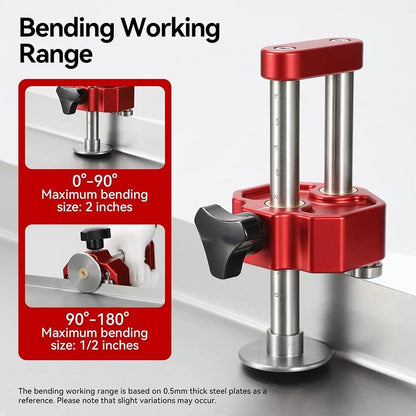 Precision Sheet Metal Bending Tool for 0.08 to 0.4 Inch Thick Material