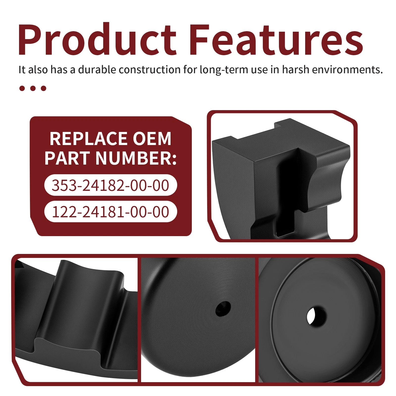 Gas Fuel Tank Cushion & Mount Damper for Yamaha GT1 GTMX GT80 YZ80 RD60 (1970–1980)