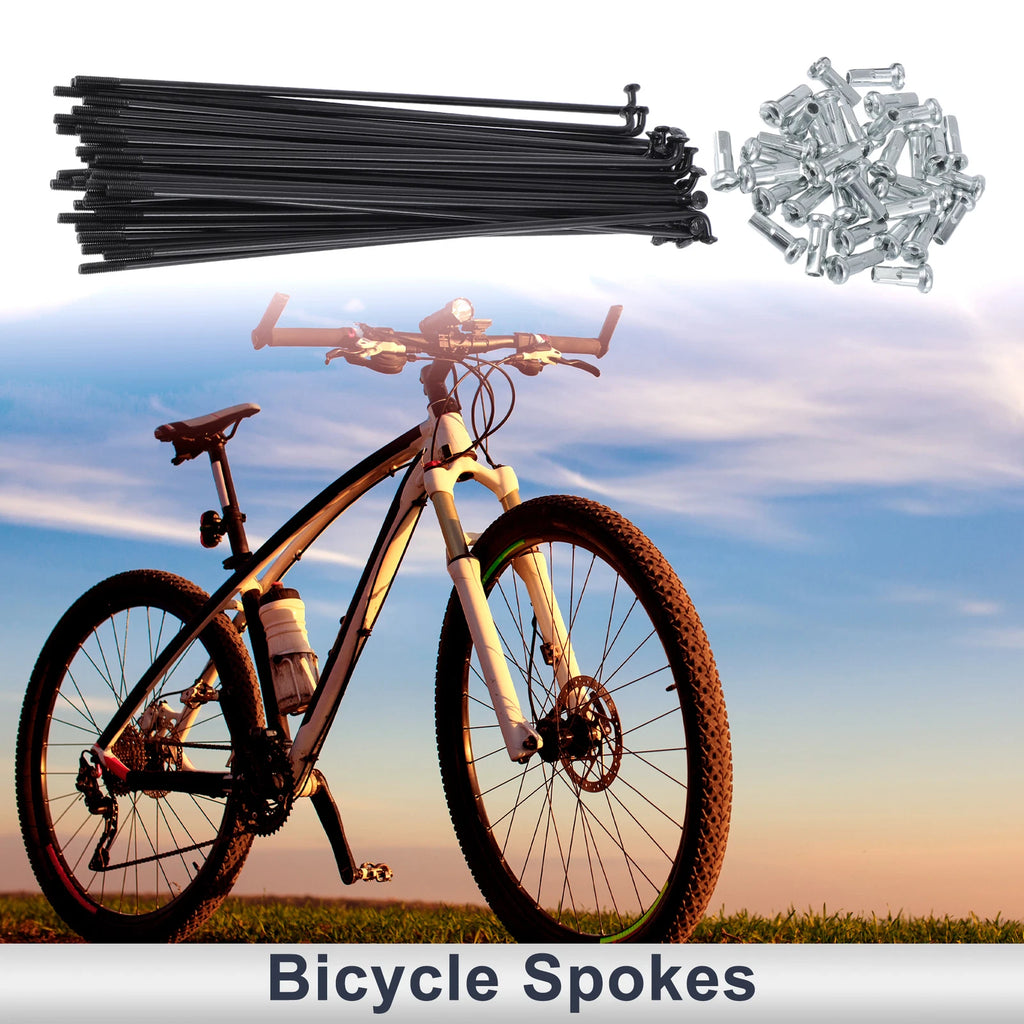 Bicycle Spokes Nipple Set 45 Steel Universal for 13G 139mm (Universal)