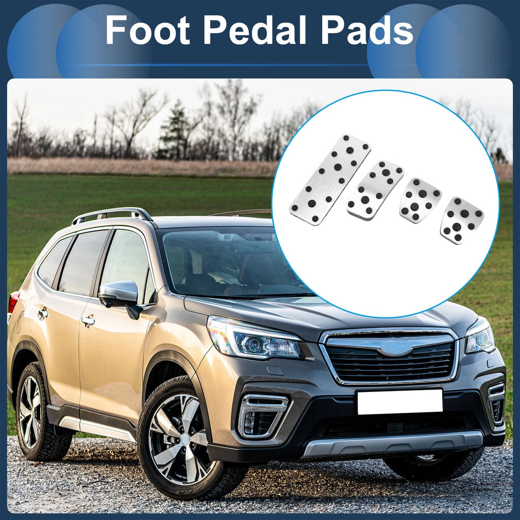 4 Pcs Foot Accelerator Pedal Covers Replacement for Subaru Forester (2006–2018)