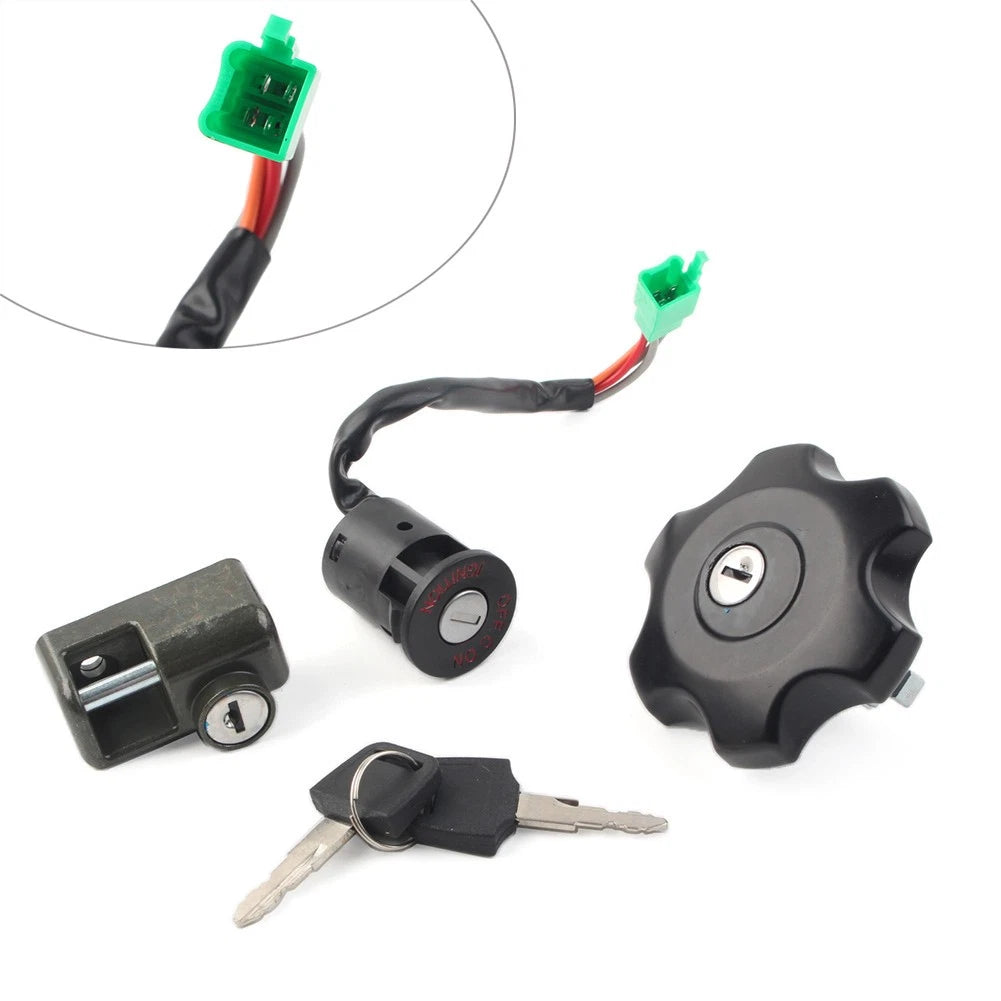 Ignition Key Switch Gas Cap Lock Set for Suzuki DRZ400SM (2005–2022)