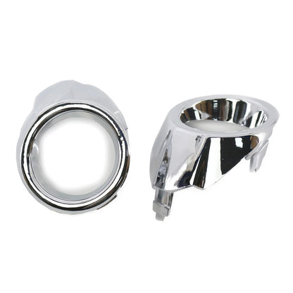Chrome Fog Light Lamp Frame Surround Cover Trim for Ford Fiesta (2008–2012)