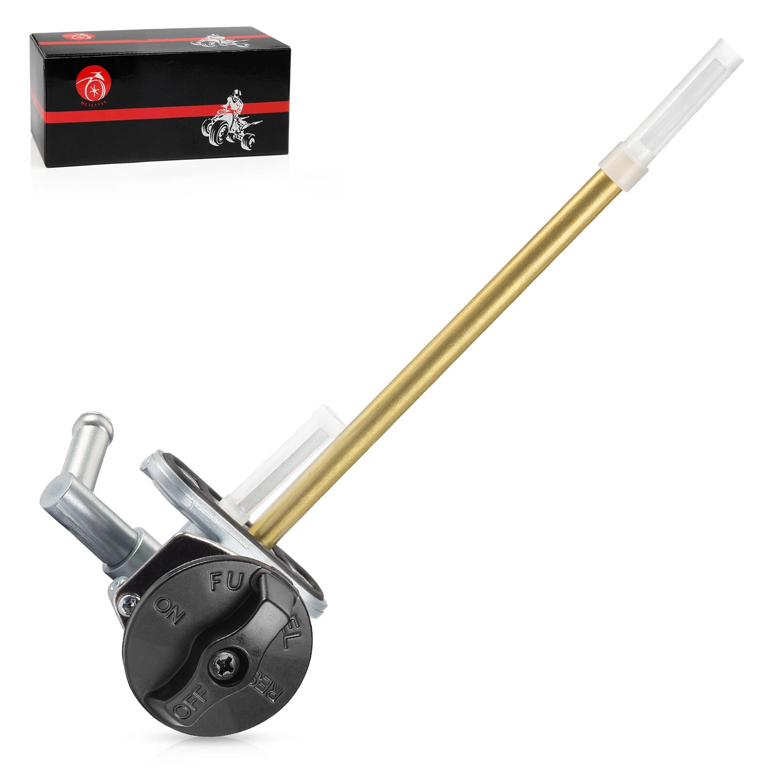Fuel Tank Petcock Valve with Knob for Kawasaki Ninja ZX7R ZX7RR ZX750P ZX750N (1996–2003)