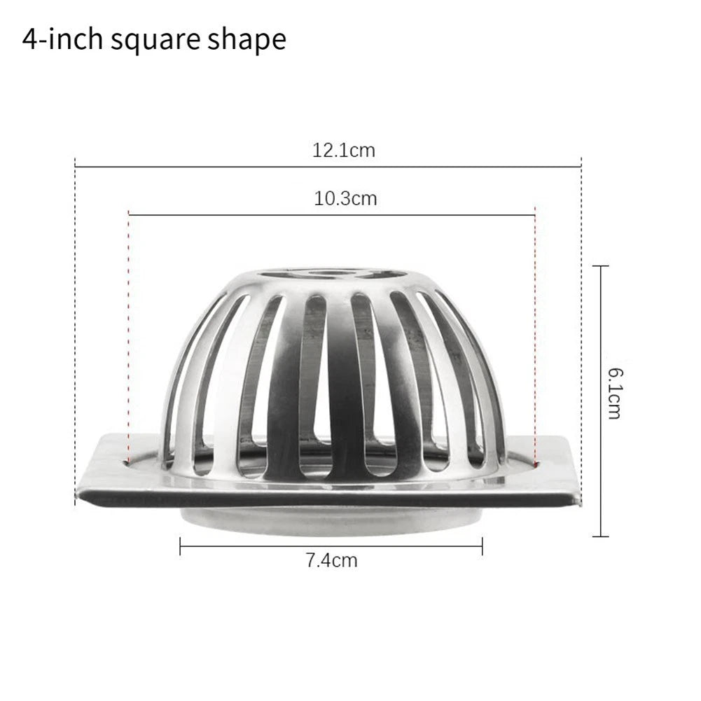 Outdoor Rainwater Management Leaf Protection System for Efficient Drainage