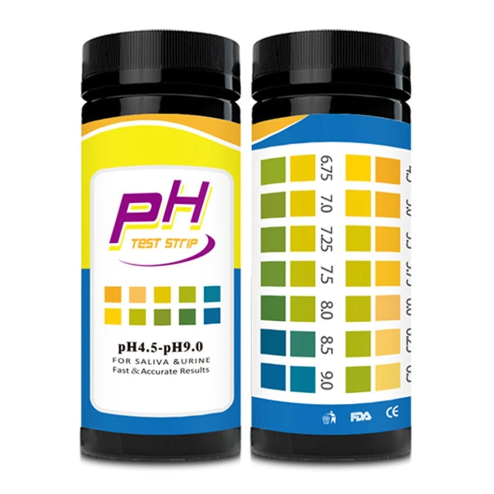 100 pcs pH Testing Strips for Various Substances (4-9 Range)