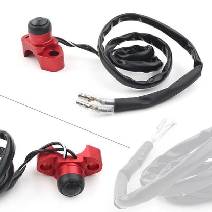 CNC Engine Stop Start Kill Switch Button for Dirt Bike Quad ATV (Universal)