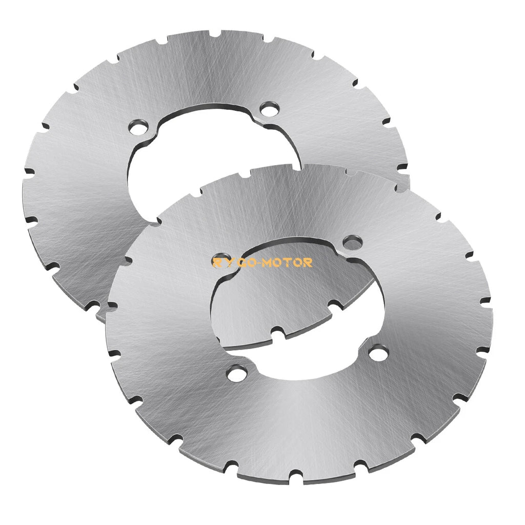 2X Front Brake Rotor Disc for Polaris Scrambler 400 500 4X4 2x4 (1998–2000)