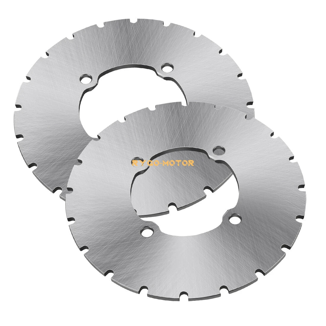 2X Front Brake Rotor Disc for Polaris Scrambler 400 500 4X4 2x4 (1998–2000)