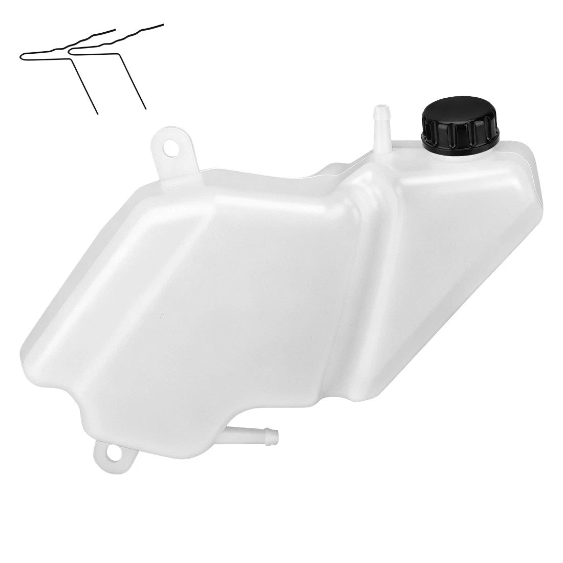 Coolant Reservoir Tank w/ Cap for Kawasaki Ninja 650 (2012–2016) 43078-0553