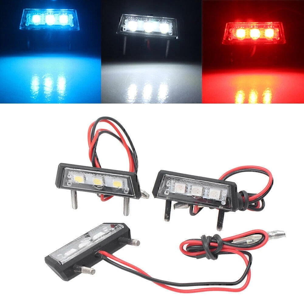 LED License Plate Tag Light Interior Step Lamp for Yamaha Suzuki Kawasaki Honda