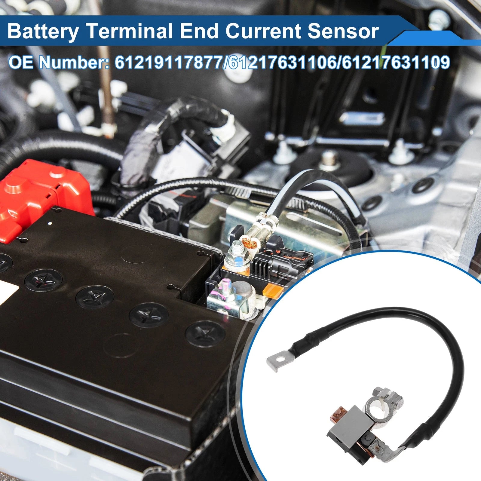 Battery Current Sensor for BMW 320i 2013–2018 with Line