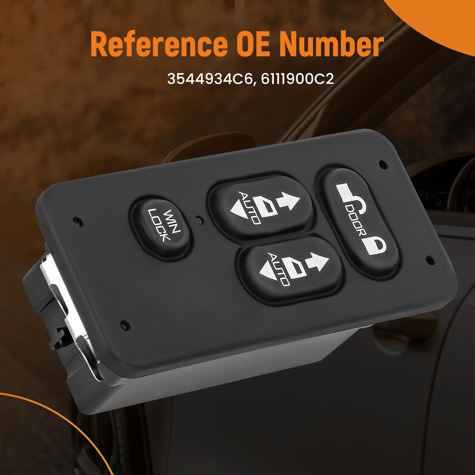 Master Door Window Switch for International CXT Prostar (2009–2010) 6111900C2