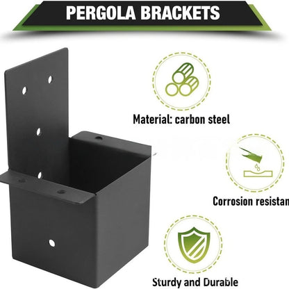 Column Connector for Outdoor Structure Reinforcement (Heavy Duty)