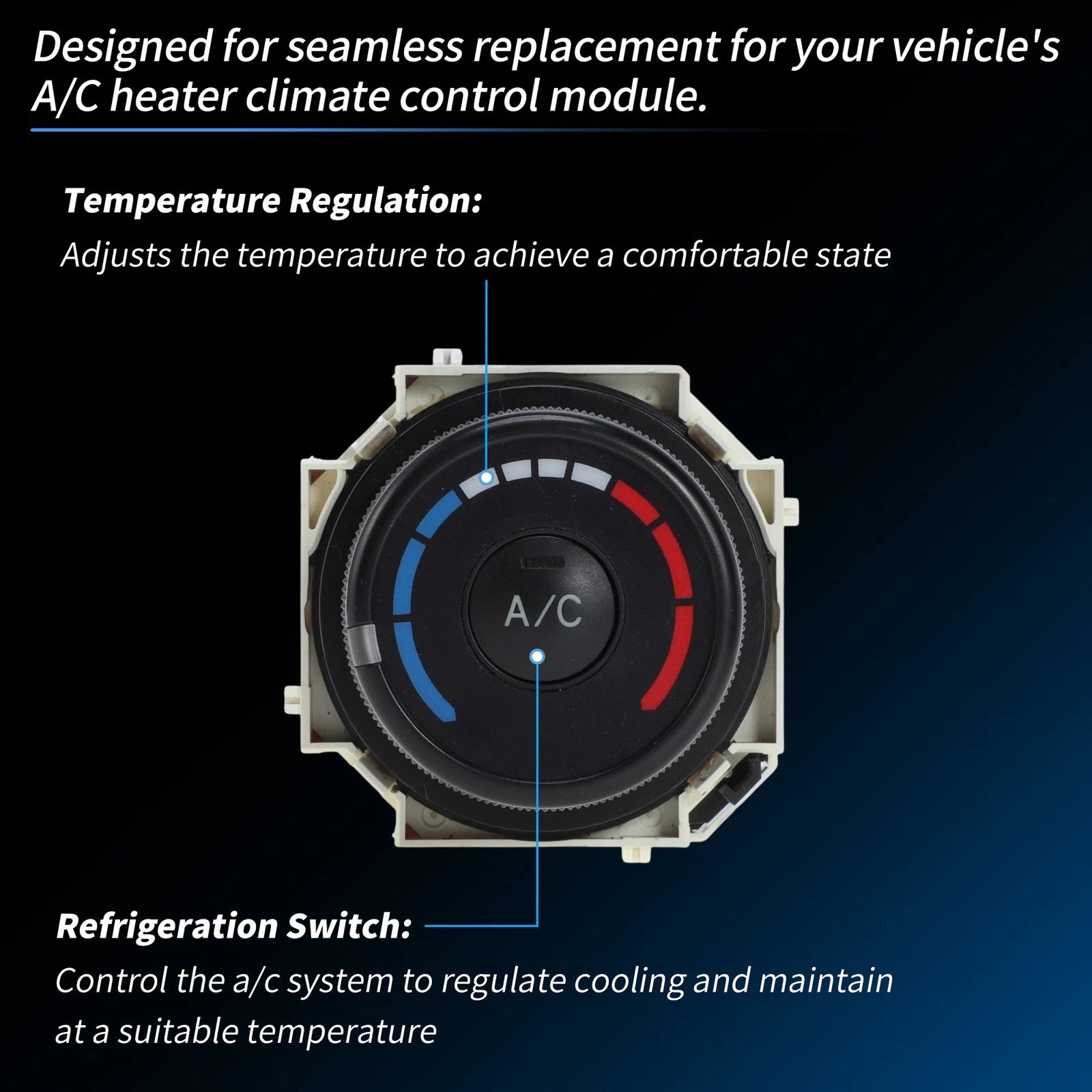 A/C Heater Climate Control Module for Toyota RAV4 (2006–2012), Corolla (2009–2013)