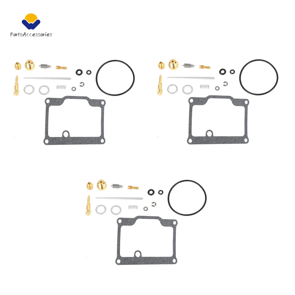 3X Carburetor Rebuild Kit for Suzuki GT 380 (1972–1978)
