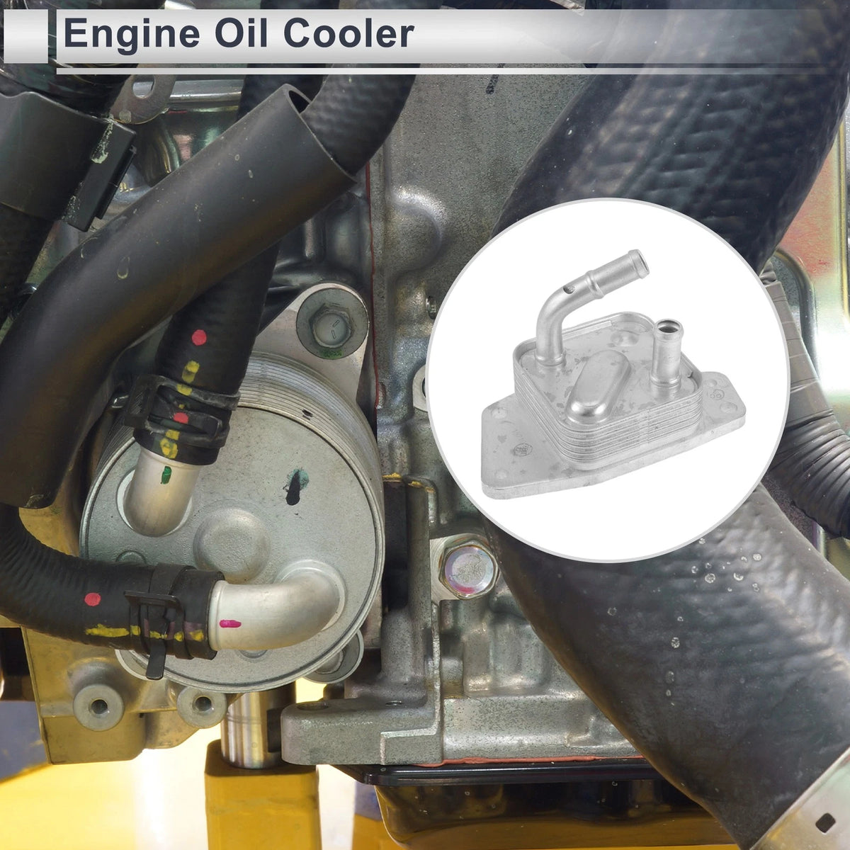 Engine Oil Cooler for Lexus RX200t 2015-2017 Replacement Trans Cooler Set