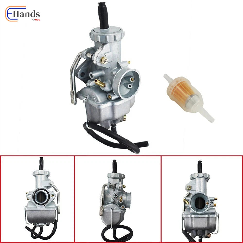 Carburetor & 38MM Air Filter for Honda CB100 CB125S CL100 CL125 SL100 XL100 (USA)