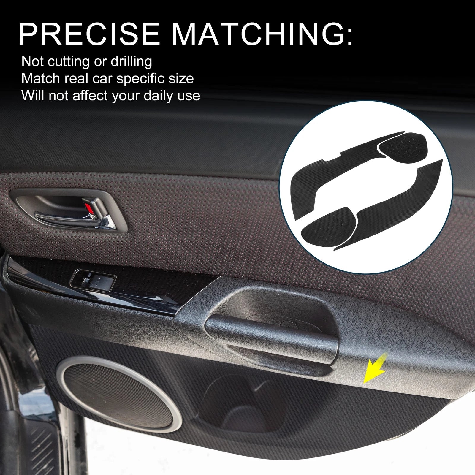 Door Kick Guard Replacement for Mazda Atenza 2017–2019 Front Rear Set
