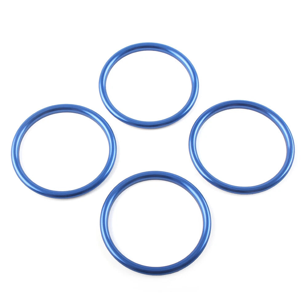 Set of 4 Air Condition Vent Outlet Inner Ring Trim for Audi A1 S1 8X (2010–2018) Blue