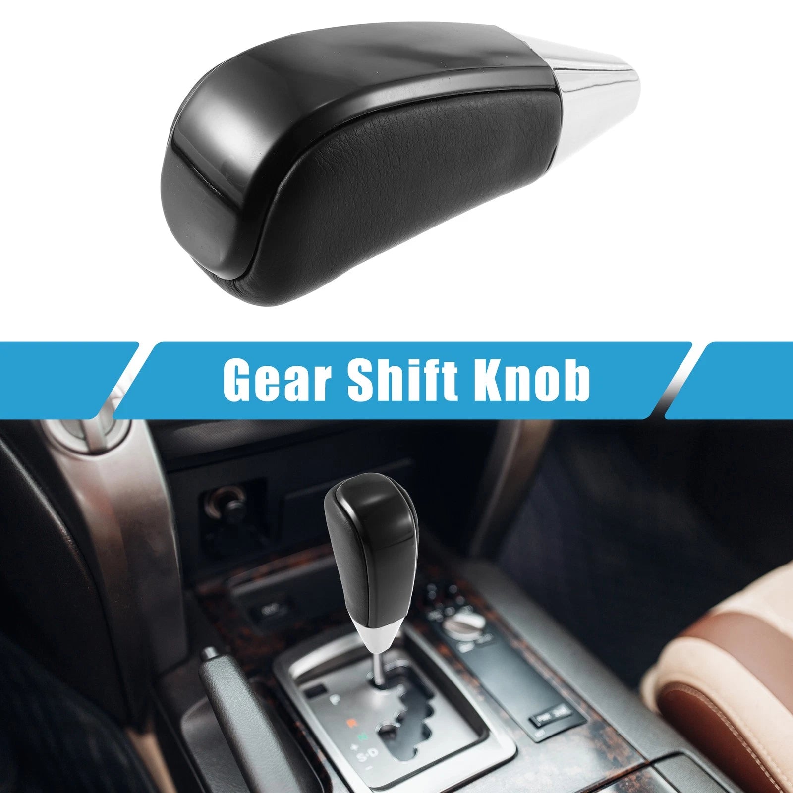 Gear Shift Knob Replacement for Toyota Land Cruiser (2016–2021) Black
