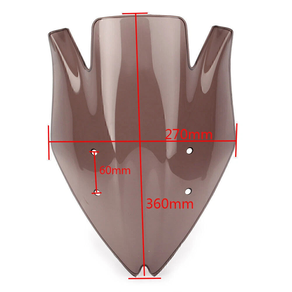 Windscreen Windshield ABS for Kawasaki Z1000 (2007–2009) Deep-Iridium