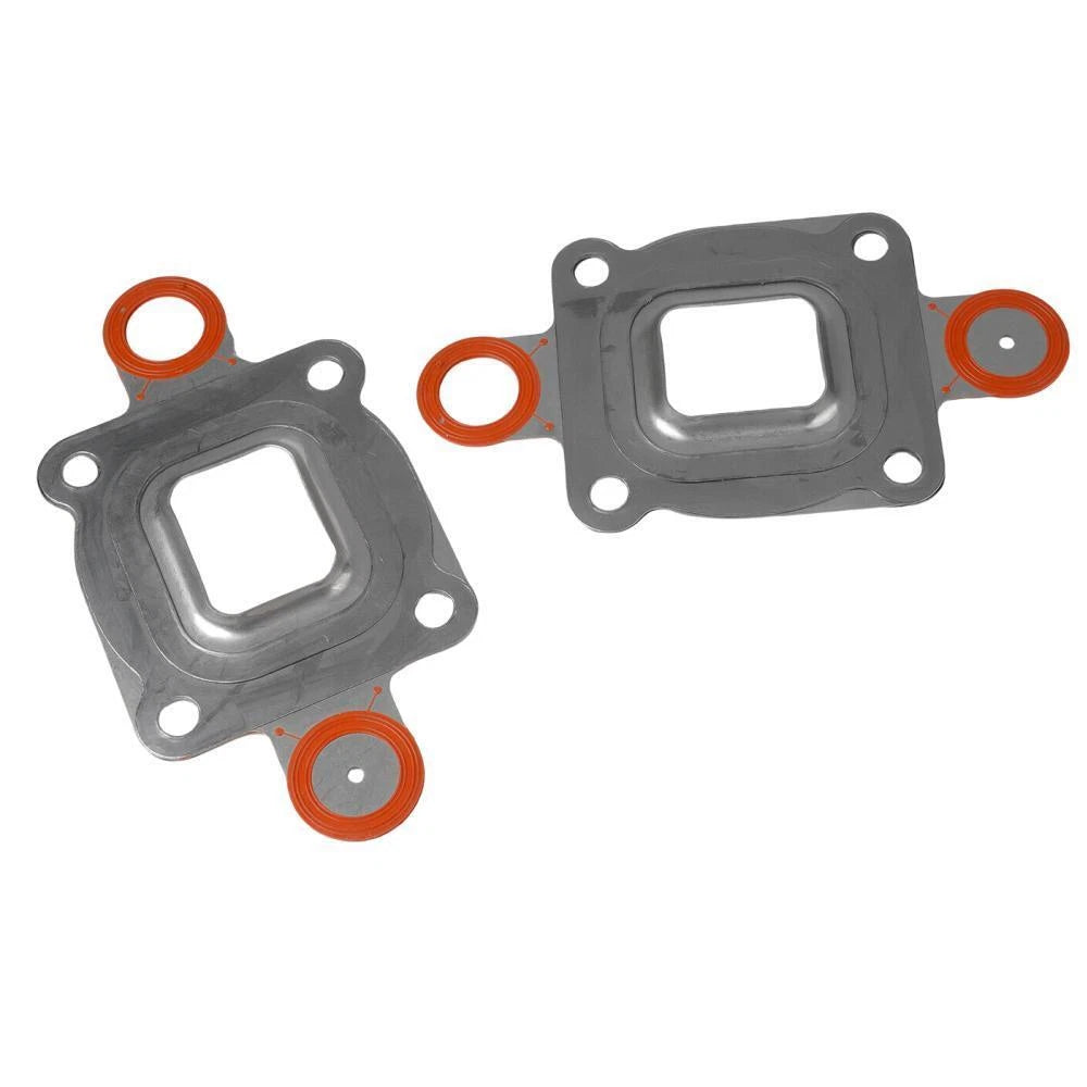 2X Exhaust Manifold Elbow Riser Gasket for MerCruiser 4.3 5.0 5.7 (V6 V8)