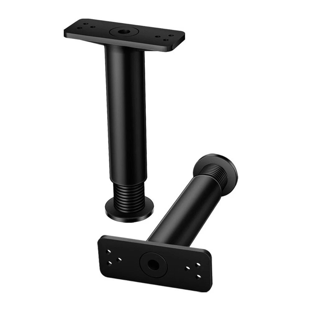 Telescopic Bracket for Adjustable Bed Frame Support 22cm 40cm Black