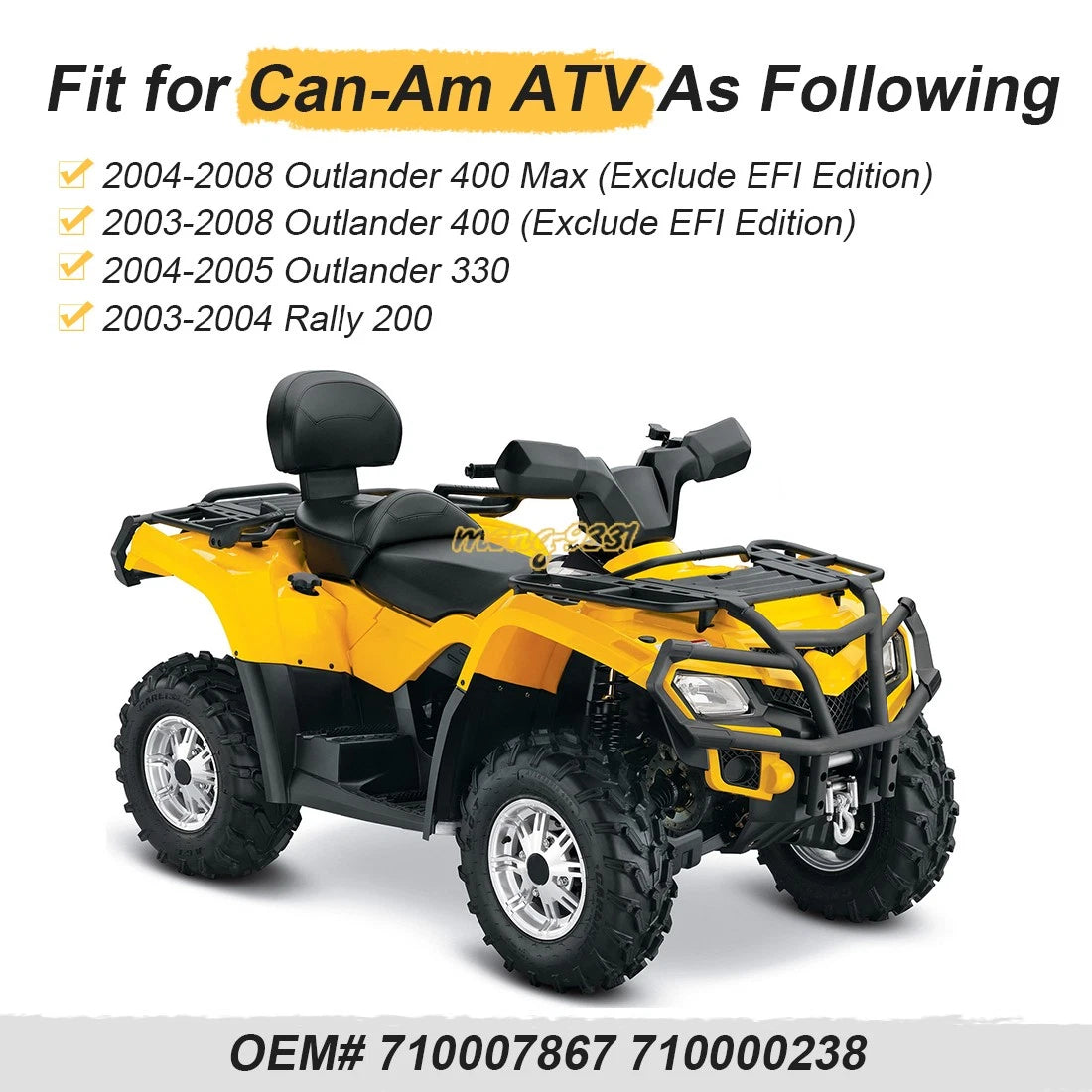 3-Position Key Switch for Can-Am Outlander 330/400 (2003–2008) 710000238