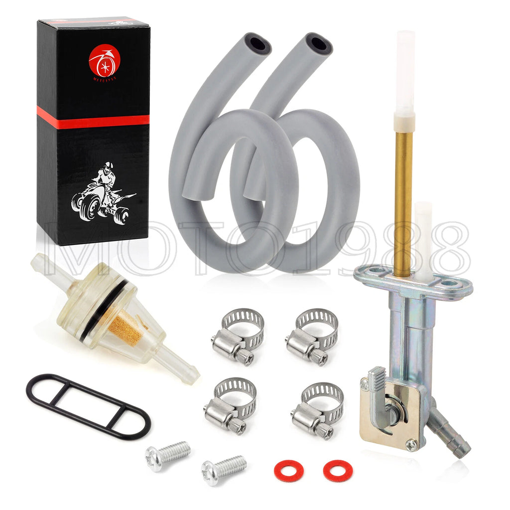 Fuel Valve Petcock & Screw for Kawasaki Bayou 220 300 (1986–2004)