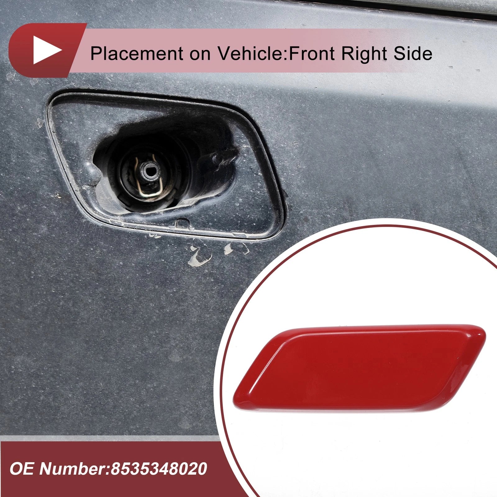 Front Left Bumper Headlight Washer Nozzle Cover for Lexus RX350 (2013–2015)