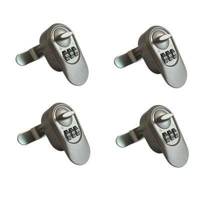 Portable Password Lock 3 Digit Combination Lock Waterproof ABS Material