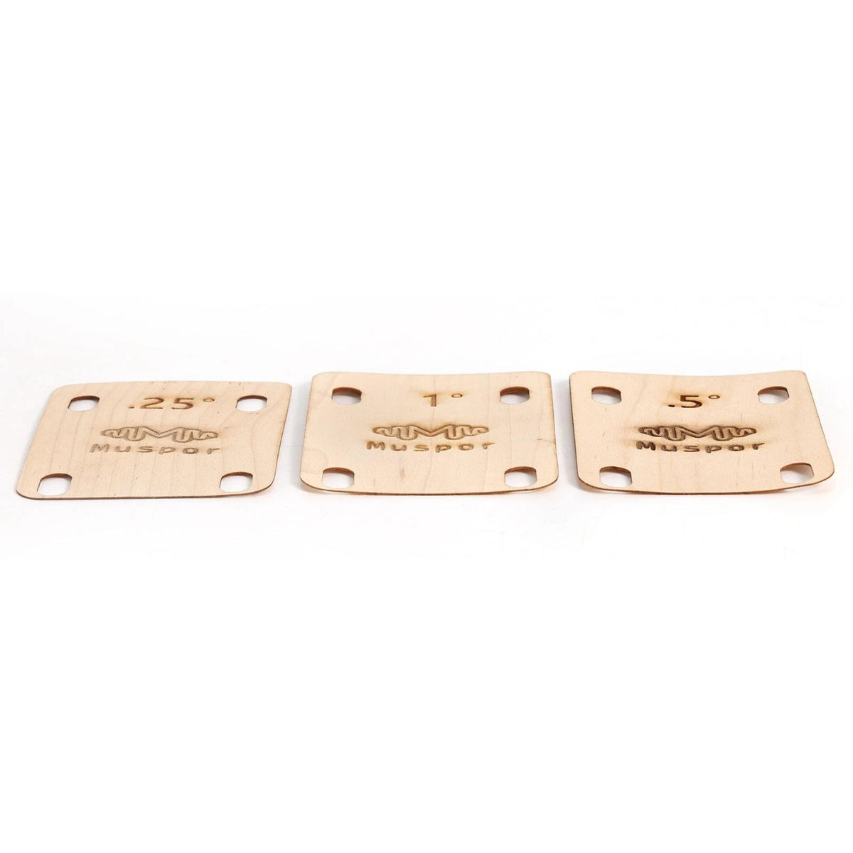 3Pcs Electric Guitar Neck Shims for (0.25° 0.5° 1°)